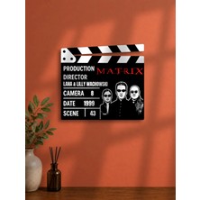 Gişe Arts Duvar Dekoru / Klaket Tablo (Siyah) - The Matrix Versiyon 2