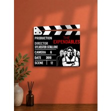 Gişe Arts Duvar Dekoru / Klaket Tablo (Siyah) - The Expendables (Cehennem Melekleri)