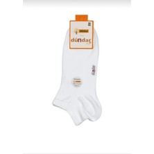 Dündar Unisex Beyaz Modal 3'lü Patik Çorap-Beyaz-36 - 40