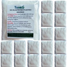 Tusorb Kamp & Karavan Tuvalet Jelleştirici – 60‑100 Kat Emici Sıvı Katılaştırıcı Granül 15 gr (10’lu Paket)