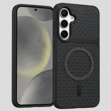 Coverzone Xiaomi Mi 17T ile Uyumlu Karbon Kaplama Telefon Kılıfı Magsafe ile Uyumlu 2mm Yükseltilmiş Kamera Korumalı Kadife Iç Yüzeyli Darbe Emici Premium New Volten Koruyucu Kılıf Siyah