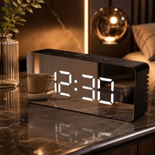Artnest LED Dijital Çalar Saat Usb/pil Destekli Termometreli Alarm ve Gece Modlu Elektronik Masa Saati