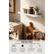 Metal Duvara Monte Raf – Modern ve Dayanıklı Banyo ve Mutfak Düzenleyici Raf