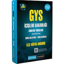 Pegem Akademi Yayıncılık 2026 GYS İçişleri Bakanlığı Konu Anlatımlı Soru Bankası-İlçe Nüfu