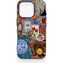 Vip Case iPhone 16 Pro Uyumlu Osmanlı ve Türk Kültürü Desenli Silikon Kılıf