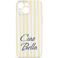 Velvoria iPhone 14 Plus Valestra Ince Kamera Korumalı Mika Kılıf Bella Limone