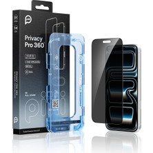 Piili Privacypro 360 Snapfit iPhone 17 Pro/17/16 Pro Ekran Koruyucu