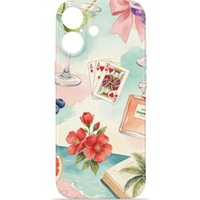Velvoria iPhone 16 Valestra Ince Kamera Korumalı Mika Kılıf Mediterranean Postcard