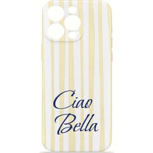 Velvoria iPhone 16 Pro Valestra Ince Kamera Korumalı Mika Kılıf Bella Limone