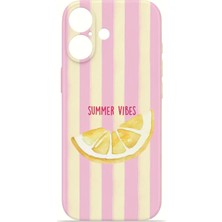 Velvoria iPhone 17 Valestra Ince Kamera Korumalı Mika Kılıf Amalfi Citrus