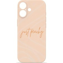 Velvoria iPhone 17 Valestra Ince Kamera Korumalı Mika Kılıf Peach Bellini