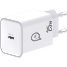 Piili 25W Type-C Hızlı Şarj Adaptörü (Yeni Nesil Telefonlar Için Güçlü Hızlı Şarj)