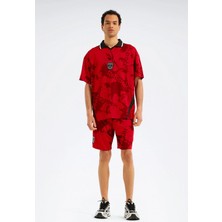 Reebok Street Sport Ftbl Jersey Kırmızı Erkek Kısa Kol T-Shirt