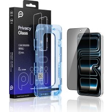 Piili Privacypro Snapfit iPhone 16/15/14 Pro Ekran Koruyucu