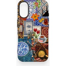 Vip Case iPhone 16 Uyumlu Osmanlı ve Türk Kültürü Desenli Silikon Kılıf