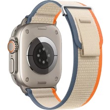 Piili Apple Watch 42 - 44 - 45 - 46 - 49 mm Urban Active Apple Watch Kayışı – Bej