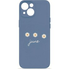 Velvoria iPhone 14 Valestra Ince Kamera Korumalı Mika Kılıf Riviera Daisy