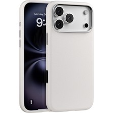 Piili iPhone 17 Pro Max Leather Magsafe Kılıf – Titanyum