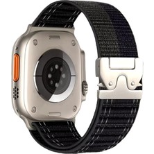 Piili Apple Watch 42 - 44 - 45 - 46 - 49 mm Rugged Apple Watch Kayışı – Siyah