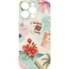 Velvoria iPhone 14 Pro Valestra Ince Kamera Korumalı Mika Kılıf Mediterranean Postcard