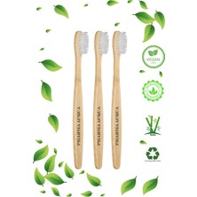 Pharma Acqua 3 Lü Beyaz Bambu Diş Fırçası