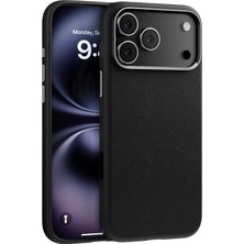 Piili iPhone 17 Pro Leather Magsafe Kılıf – Siyah