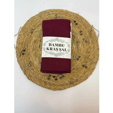 ALDAIYR Hijab Kadın Bambu Kraş