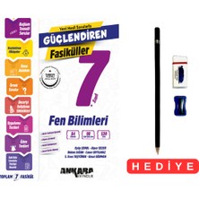 Ankara Yayıncılık 7.sınıf Fen Bilimleri Yeni Nesil Sorularla Güçlendiren Fasiküller Türkiye Yıldızı Maarif Model  Kalem Seti Hediyeli