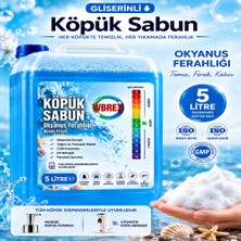 Wbrex Premium Gliserinli Köpük Sabun 5 Lt Ekonomik Boy Okyanus Kokulu