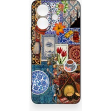 Vip Case Vivo V60 Lite Uyumlu Osmanlı ve Türk Kültürü Desenli Silikon Kılıf