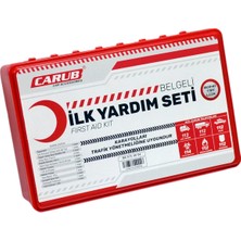 Carub İlk Yardım Seti Bond Tipi Kutu Lüks Belgeli BR5754004