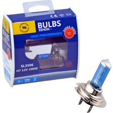Superlight TAS Süperlight 12V H7 Ampul Halogen Beyaz 100W 5000K 2 li SL3506