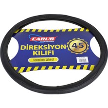 Nettedarikcisi Carub Geçmeli Direksiyon Kılıfı Siyah 45 cm BR1830261