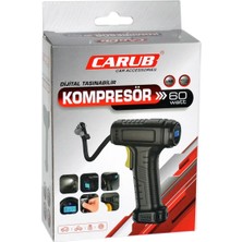 Carub Hava Kompresörü Şarjlı Dijital 12V 60W 120PSI Usb/type C BR2491331