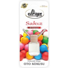 Ebrayn Dekoratif Ahşap Oto Kokusu Sakız 8 ml