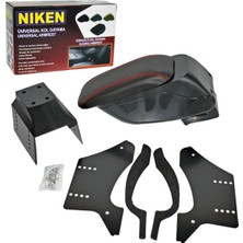 Niken Kolçak Sürgülü Siyah Kırmızı 026 001 01 04