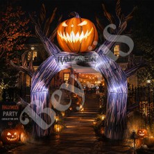 BeySüS Cadılar Bayramı Halloween Yazılı Kapı Tagı