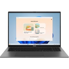 Asus Vivobook S16 S3607AA-SH006 Ultra 9 386H 32GB Ram 1tb SSD 16'' OLED Freedos Dizüstü Bilgisayar