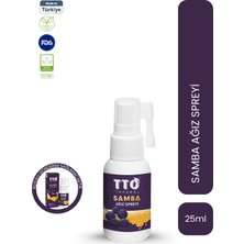 TTO Samba Ağız Spreyi 30 Ml – Sambucus & Propolis İçeren Bitkisel Ağız Bakımı Ve Ferah Nefes