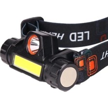 pasajdanal 1200 Lümen Cob LED Şarjlı Kafa Lambası Şarjlı Kafa Feneri Nanopro