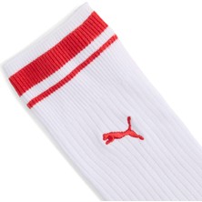 Puma Unisex Beyaz Puma Unısex Herıtage Long Cr Beyaz Unisex Çorap