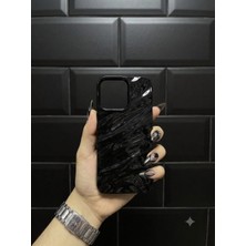 Sanalik Aksesuar Iphone 15 Uyumlu Gece Dalgası Desenli Parlak Premium Telefon Kılıfı