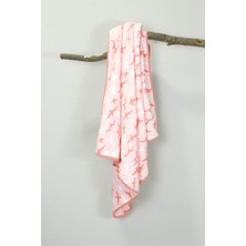 Ecocotton Turna Somon %100 Organik Pamuk Penye Bebek Battaniyesi
