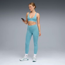 Puma Kadın / Kız Mavi Puma Shapeluxe Plunge Bra - Low Mavi Kadın Sporcu Sütyen