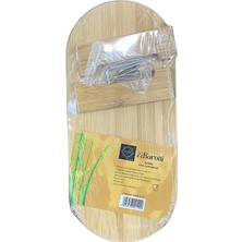 Akıllı Bayi Bambu Oval Sunumluk Aby