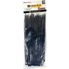 Akıllı Bayi 3,6X200 mm Siyah 100'LI Cırt Kelepçe Aby