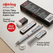 Rotring Tikky 0.7 mm Versatil Kalem Seti - 12'li 2b Uç ve Hediye Tikky Silgi (4 Farklı Renk Seçeneği)