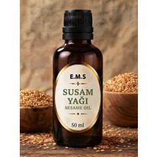 E.M.S 50 ML SUSAM YAĞI (SESAME OİL) % 100 SAF SOĞUK PRES.