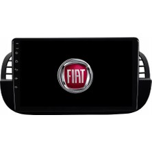 Navix V8 Turbo 4-64 Fiat 500 9" (2008-2015)(SİYAH Çerçeveli) Andorid Multimedya Carplay Sistemi