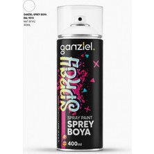 Ganziel Sprey Boya Ral 9010 Mat Beyaz - 400ML